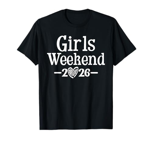 Mädchenwochenende 2026 Urlaub für Frauen Lustig T-Shirt Mädchenwochenende 2026 Urlaub für Frauen Lustig T-Shirt von Girls Trip Group Matching 2026
