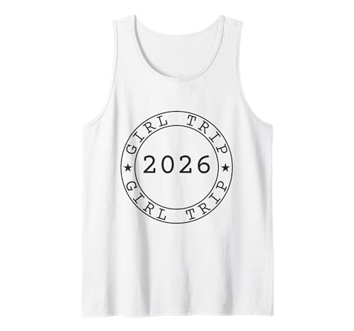 Girl Trip 2026 Gruppensouvenir Reise Tank Top von Girls Trip Group Matching Outfit T-Shirt