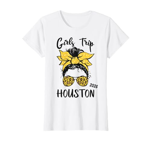 Girls Trip Houston 2026 Urlaub Mädelsurlaub Partyurlaub T-Shirt Girls Trip Houston 2026 Urlaub Mädelsurlaub Partyurlaub T-Shirt von Girls Trip Houston 2026 Urlaub Gruppenoutfits