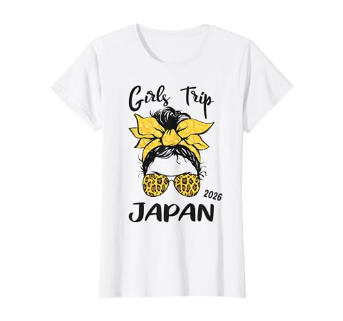 Girls Trip Japan 2026 Urlaub Mädelsurlaub Partyurlaub T-Shirt von Girls Trip Japan 2026 Urlaub Gruppenoutfits