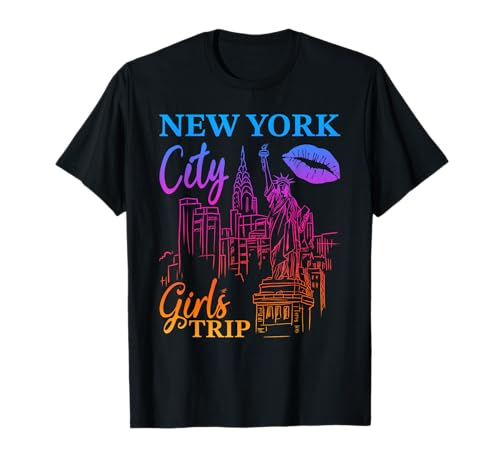 New York Girls Trip Wochenende Freundinnen Party T-Shirt von Girls Trip Junggesellin