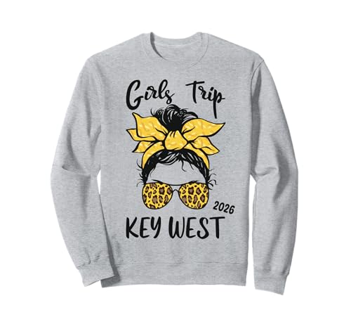 Girls Trip Key West 2026 Urlaub Mädelsurlaub Partyurlaub Sweatshirt von Girls Trip Key West 2026 Urlaub Gruppenoutfits