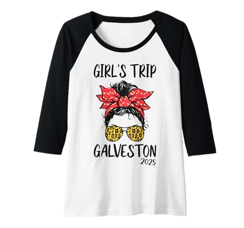 Damen Girls Trip Galveston 2025 Mädelsurlaub Partyurlaub Urlaub Raglan Damen Girls Trip Galveston 2025 Mädelsurlaub Partyurlaub Urlaub Raglan von Girls Trip Mädelsurlaub Mädelstrip Mädelsausflug