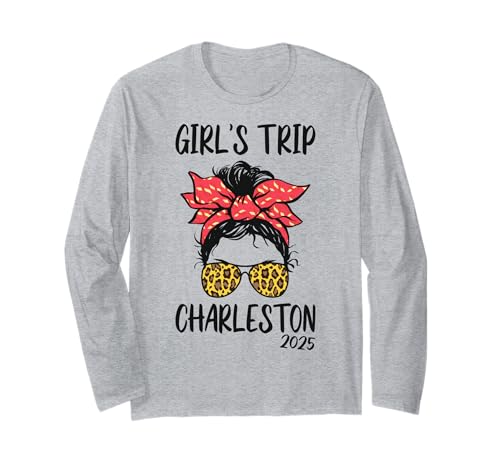 Girls Trip Charleston 2025 Mädelsurlaub Partyurlaub Urlaub Langarmshirt Girls Trip Charleston 2025 Mädelsurlaub Partyurlaub Urlaub Langarmshirt von Girls Trip Mädelsurlaub Mädelstrip Mädelsausflug