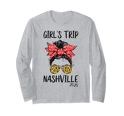 Girls Trip Nashville 2025 Mädelsurlaub Partyurlaub Urlaub Langarmshirt Girls Trip Nashville 2025 Mädelsurlaub Partyurlaub Urlaub Langarmshirt von Girls Trip Mädelsurlaub Mädelstrip Mädelsausflug