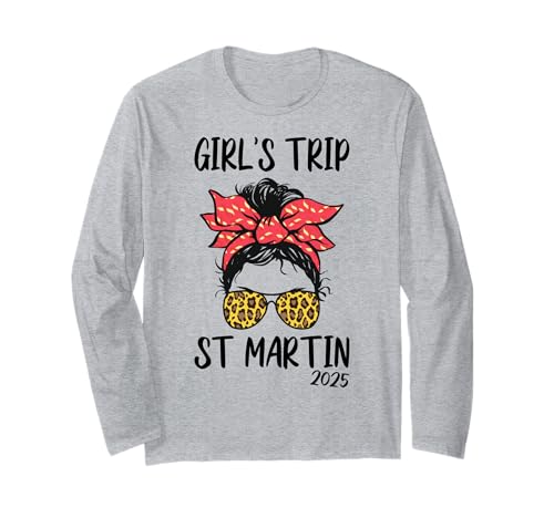 Girls Trip St Martin 2025 Mädelsurlaub Partyurlaub Urlaub Langarmshirt Girls Trip St Martin 2025 Mädelsurlaub Partyurlaub Urlaub Langarmshirt von Girls Trip Mädelsurlaub Mädelstrip Mädelsausflug