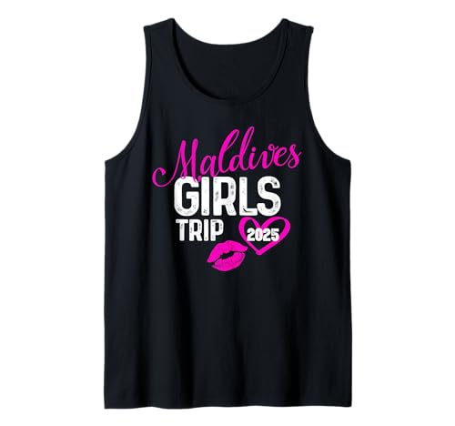 Geburtstagskader für Mädchen auf den Malediven 2025 am Urlaubswochenende Tank Top von Girls Trip Maldives 2025 Weekend Birthday Squad