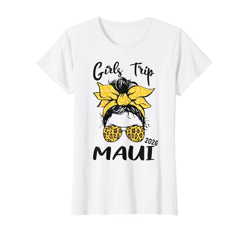 Girls Trip Maui 2026 Urlaub Mädelsurlaub Partyurlaub T-Shirt von Girls Trip Maui 2026 Urlaub Gruppenoutfits