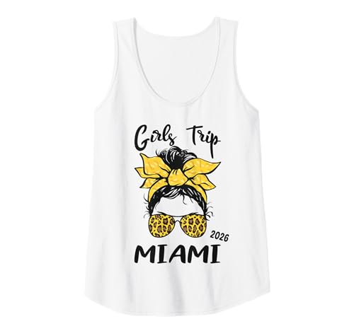 Damen Girls Trip Miami 2026 Urlaub Mädelsurlaub Partyurlaub Tank Top Damen Girls Trip Miami 2026 Urlaub Mädelsurlaub Partyurlaub Tank Top von Girls Trip Miami 2026 Urlaub Gruppenoutfits