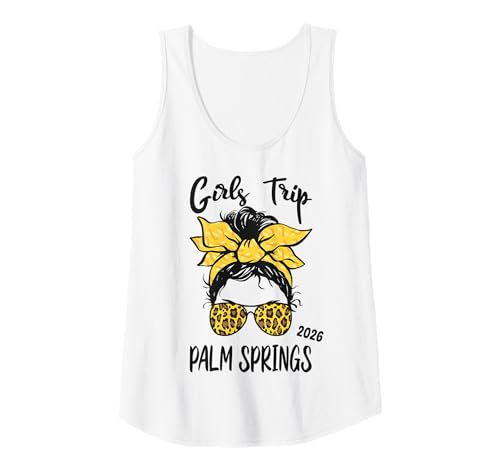 Damen Girls Trip Palm Springs 2026 Urlaub Mädelsurlaub Partyurlaub Tank Top Damen Girls Trip Palm Springs 2026 Urlaub Mädelsurlaub Partyurlaub Tank Top von Girls Trip Palm Springs 2026 Urlaub Gruppenoutfits