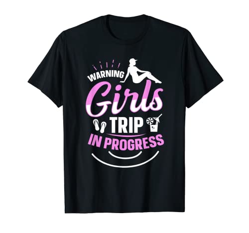 Girls Trip in Progress Matching Vacation Girls Weekend T-Shirt Girls Trip in Progress Matching Vacation Girls Weekend T-Shirt von Girls Trip Shirts & Shirts für deinen Mädelstrip