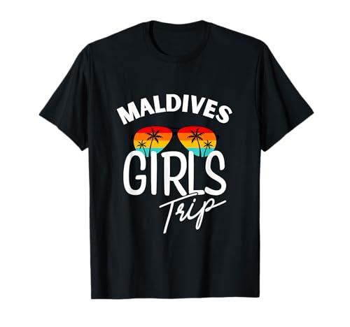 Malediven Mädchen Reise Urlaub Damen Malediven T-Shirt Malediven Mädchen Reise Urlaub Damen Malediven T-Shirt von Girls Trip Travel & Co