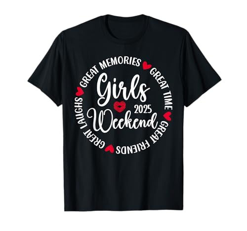 Girls Weekend 2025 Cute Girls Trip 2025 Vacation Matching T-Shirt Girls Weekend 2025 Cute Girls Trip 2025 Vacation Matching T-Shirt von Girls Weekend 2025 Trip
