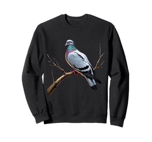 Atemberaubende Taube auf einem AST Vogelkunst für Vogelliebhaber Mädchen Sweatshirt Atemberaubende Taube auf einem AST Vogelkunst für Vogelliebhaber Mädchen Sweatshirt von Girls who love Pigeons Breeders Funny Birds Women