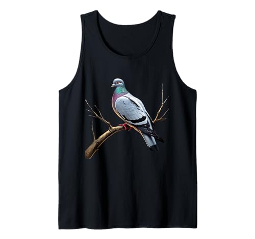 Atemberaubende Taube auf einem AST Vogelkunst für Vogelliebhaber Mädchen Tank Top Atemberaubende Taube auf einem AST Vogelkunst für Vogelliebhaber Mädchen Tank Top von Girls who love Pigeons Breeders Funny Birds Women