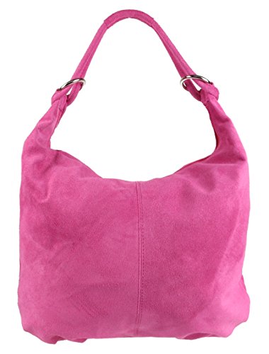 Girly HandBags Hobo Italienische Wildleder Schultertasche von Girly Handbags