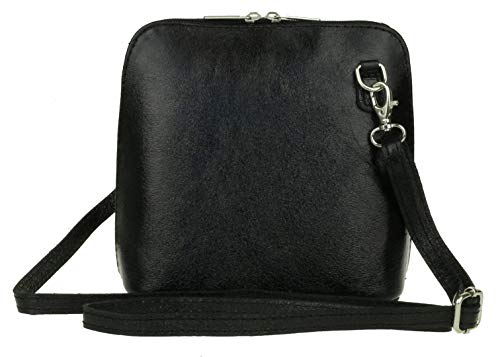 Girly Handbags Umhängetasche aus Leder mit Metallic-Echtem Leder von Girly Handbags