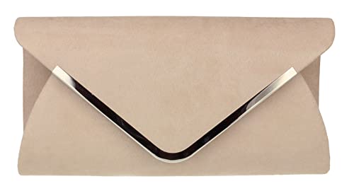 Girly Handbags Umschlag-Clutch Nackt von Girly Handbags