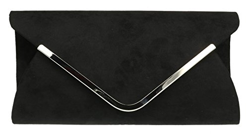 Girly Handbags Umschlag Clutch-BagSchwarz von Girly Handbags