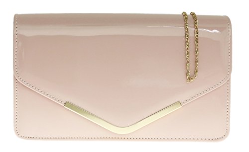 Girly Handbags Umschlag-Clutch mit Metallrahmen kleiner Finger von Girly Handbags
