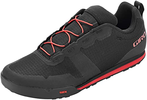 Giro Herren Tracker Fastlace Fahrradschuh, Black Bright Red, 40 EU von Giro