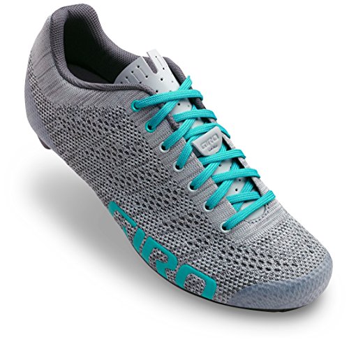 Giro Damen Empire E70 Knit Road Radsportschuhe-Rennrad, Mehrfarbig (Grey/Glacier 000), 36.5 EU von Giro