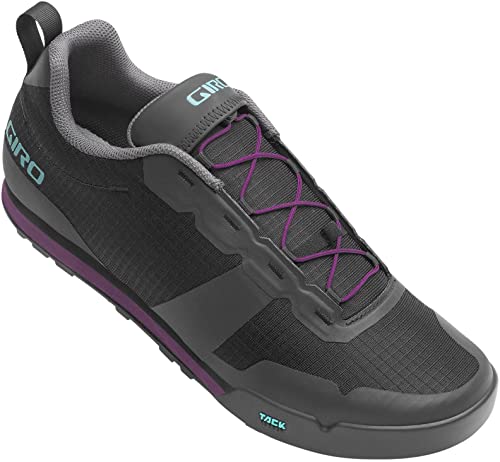 Giro Damen Tracker W Fastlace Mountainbiking-Schuh, Black/Throwback Purple, 36 EU von Giro