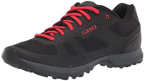 Giro Gauge Trekking Fahrrad Schuhe schwarz/rot 2024: Größe: 44 von Giro