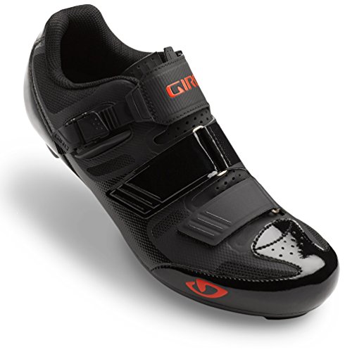 Giro Unisex Apeckx Ii Hv Road Radsportschuhe-Rennrad, Mehrfarbig (Black/Bright Red 000), Large von Giro