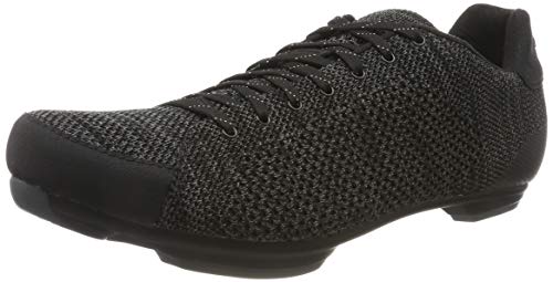 Giro Herren Republic R Knit Road Radsportschuhe-Rennrad, Mehrfarbig (Black/Charcoal Heather 000), 40 EU von Giro