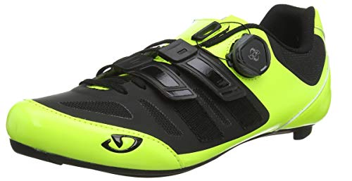 Giro Herren Sentrie Techlace Road Radsportschuhe-Rennrad, Mehrfarbig (Highlight Yellow/Bla 000), 39.5 EU von Giro