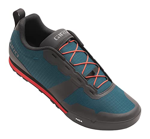 Giro Herren Tracker Fastlace Fahrradschuh, Harbor Blue Bright Red, 45 EU von Giro