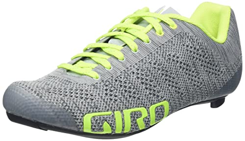 Giro Unisex Empire E70 Knit Road Radsportschuhe-Rennrad, Mehrfarbig (Grey Heather/Highlight 000), 44.5 EU von Giro