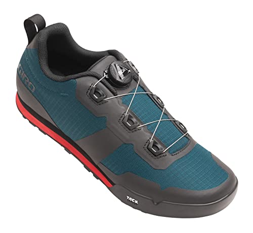 Giro Unisex Tracker Mountainbiking-Schuh, Harbor Blue/Bright red, 44 EU von Giro