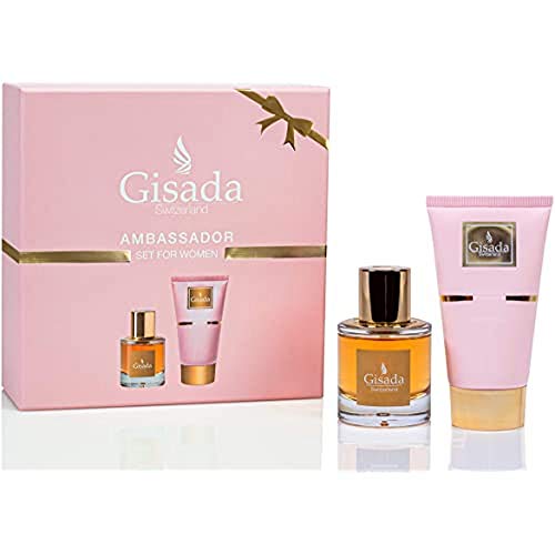 Gisada Ambassador Women Set | Eau de Parfum Spray 50 ml + Shower Gel 100 ml von Gisada