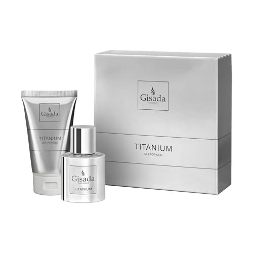 Gisada Titanium Herren-Duftset, Eau de Parfum 50 ml, Duschgel 100 ml von Gisada