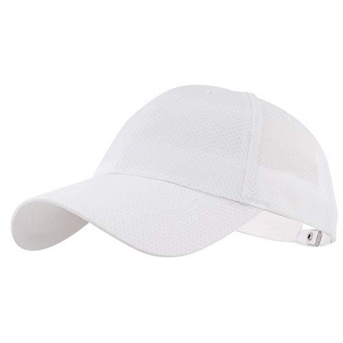 Gisdanchz Baseball Cap Herren Cappy Männer Basecap Damen Cap Schwarz Laufmütze Laufkappe Running Cap Sport Hat Kappe Sonnenhut Damen Schirmmütze Mützen Trucker Caps Herren Cappy Männer Weiß von Gisdanchz