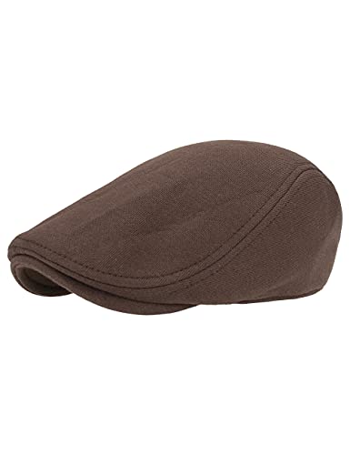Gisdanchz Baumwolle Schiebermütze Schirmmütze Schiebermützen Flatcap Herren Flat Cap Gatsby Newsboy Hat Braun Gisdanchz Baumwolle Schiebermütze Schirmmütze Schiebermützen Flatcap Herren Flat Cap Gatsby Newsboy Hat Braun von Gisdanchz