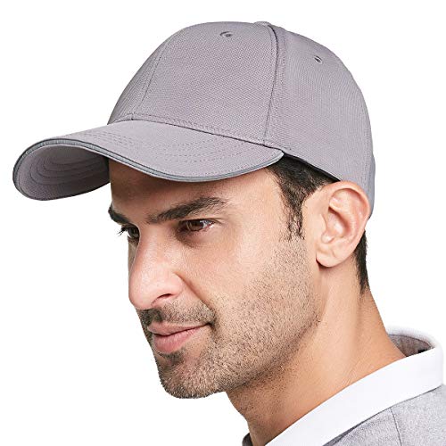 Gisdanchz Cappy Männer CAPI Herren Men Baseball Cap Mützen Basecap Herren Mütze Baumwolle Baseballkappe Cappi Cappy Mütze Schwarz Kappen Manner Männer Baseballcap Dunkelgrau von Gisdanchz
