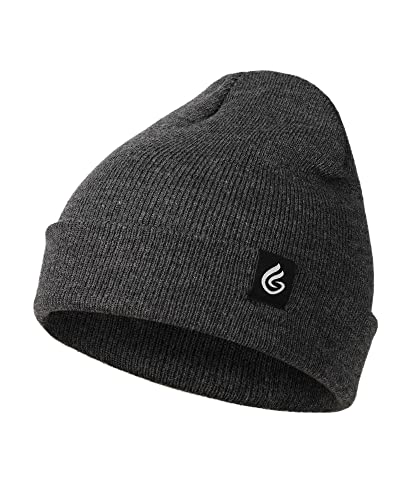 Gisdanchz Mütze Herren Damen Winter Strickmütze Beanie Mützen Damenmützen Wintermütze Strickmütze Strickmützen Für Damen Herren, Dunkelgrau von Gisdanchz