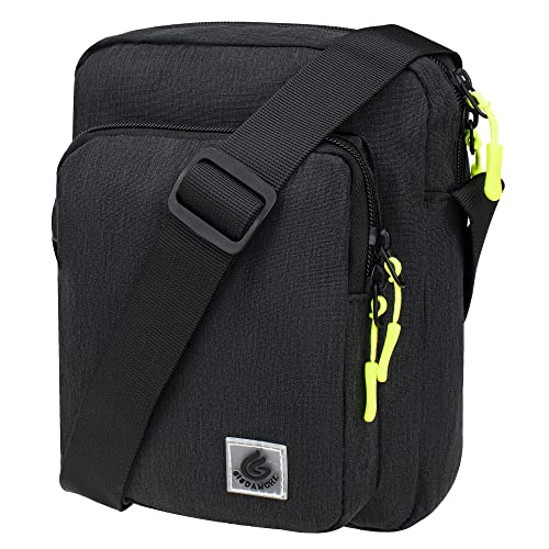 Gisdanchz Umhängetasche Herren Damen, Umhängetaschen Herren Klein Tasche Umhängen Kleine Umhängetasche Damen Schultertasche Herren Crossbody Bag Sling Shoulder Messenger Bags Herren Damen, Dunkelgrau von Gisdanchz