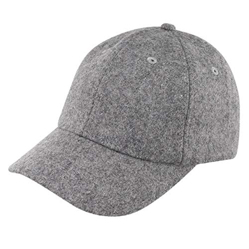 Gisdanchz Winter Basecap Herren Warm Wolle Baseball Cap Damen Kappe Herren Cap Schirmmütze Damen Männer Mütze Kurzem Visier Kappen Mütze Herren Winter Warme Wintermütze Baseballcap Hellgrau von Gisdanchz