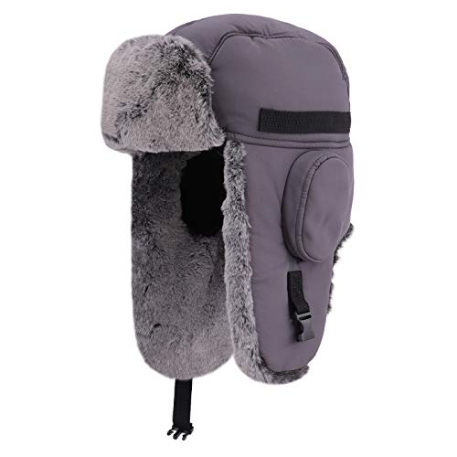 Gisdanchz Winter Hut Trappermütze Russische Mütze Mit Ohrenklappen Fliegermütze Russen Uschanka Schapka Herren Russisch Russenmütze Wintermütze Schapka Wintermaske Russenmützen Dunkelgrau Gisdanchz Winter Hut Trappermütze Russische Mütze Mit Ohrenklappen Fliegermütze Russen Uschanka Schapka Herren Russisch Russenmütze Wintermütze Schapka Wintermaske Russenmützen Dunkelgrau von Gisdanchz