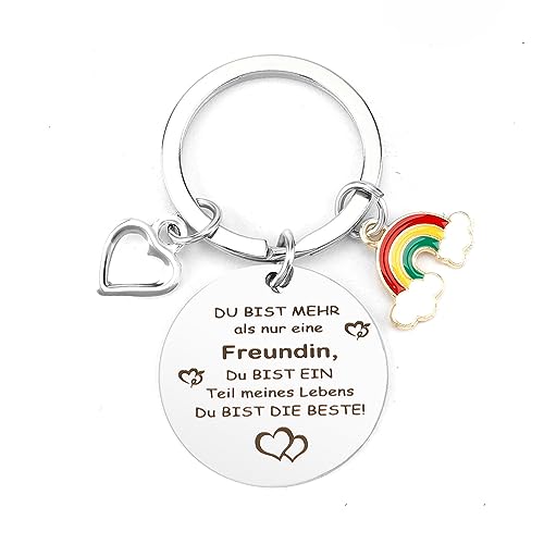 Geschenke für Freundin,Schlüsselanhänger Beste Freundin Geschenke,Geschenk für Freundin Freund Freundinnen Weihnachtsgeschenke für Freundin,Geschenk Freundin Geburtstag Freundschaft Geschenke von Gishnia