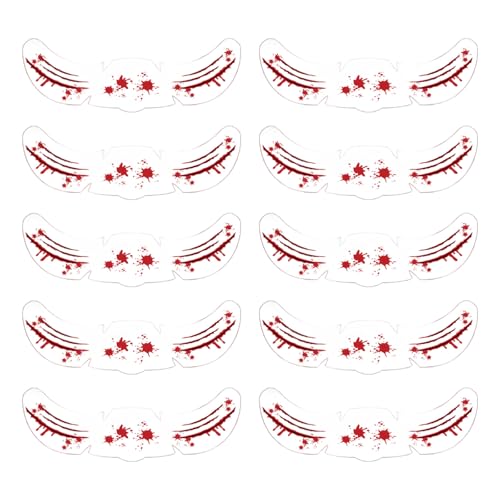 10pcs Halloween Gesichtsaufkleber Temporärer Sommersprossen Aufkleber Wasserdicht Wiederverwendbare Party Make Up Zubehör Gefälschte Sommersprossen Aufkleber Für Halloween von Gissroys