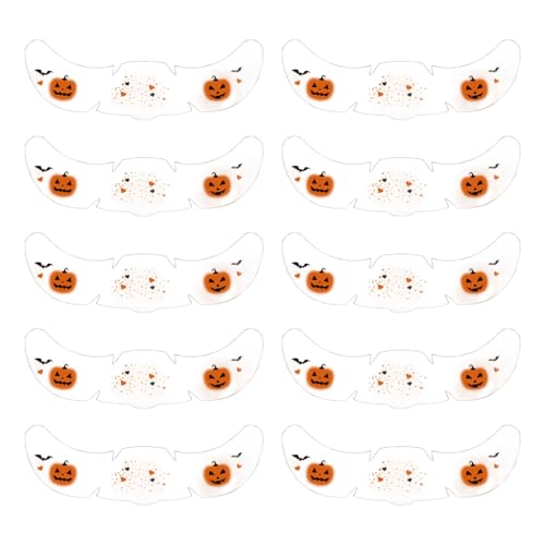 10pcs Halloween Gesichtsaufkleber Temporärer Sommersprossen Aufkleber Wasserdicht Wiederverwendbare Party Make Up Zubehör Gefälschte Sommersprossen Aufkleber Für Halloween von Gissroys
