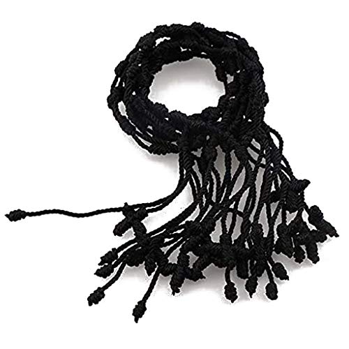 Gissroys 12 Pcs Handgefertigtes Seil Kabbala Armband 7 Knoten String Für Gekreuzte Armband Buddhist String Armbänder Für Frauen Männer Jungen Mädchen Silber Armbänder Frauen von Gissroys