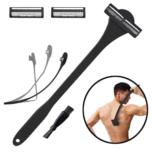 2 In 1 Rückenschrubber Und Manueller Rasierer Für Männer Mit Drei Ebenenklinge Und Bequemer Für Effizientes Pflegewerkzeug Männer 2 In 1 Rückenschrubber Und Manueller Rasierer Für Männer Mit Drei Ebenenklinge Und Bequemer Für Effizientes Pflegewerkzeug Männer von Gissroys