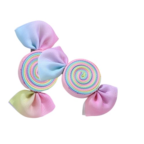 2 Stück Cartoon Haarspangen-Set, Mode-Accessoires, Haarnadel mit Blumen, Früchten und Süßigkeiten Designs, Haarteile für Mädchen von Gissroys