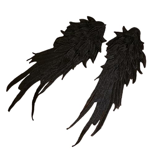 2pcs Bestickte Flügelhaarclip Pin Gefiedertes Haarclip Entenbill Seite Haarnadel Frauen Accessoires Für Hochzeit Proms Dauerhafte Clips von Gissroys